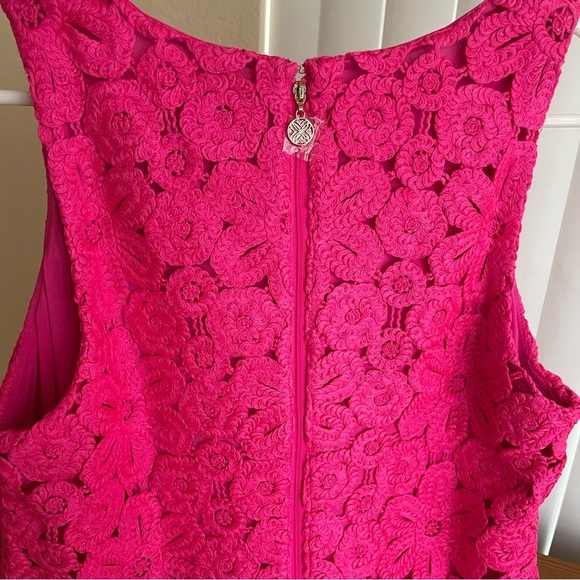 Lilly Pulitzer Marquette Crochet Shift Dress Size M - Picture 5 of 15